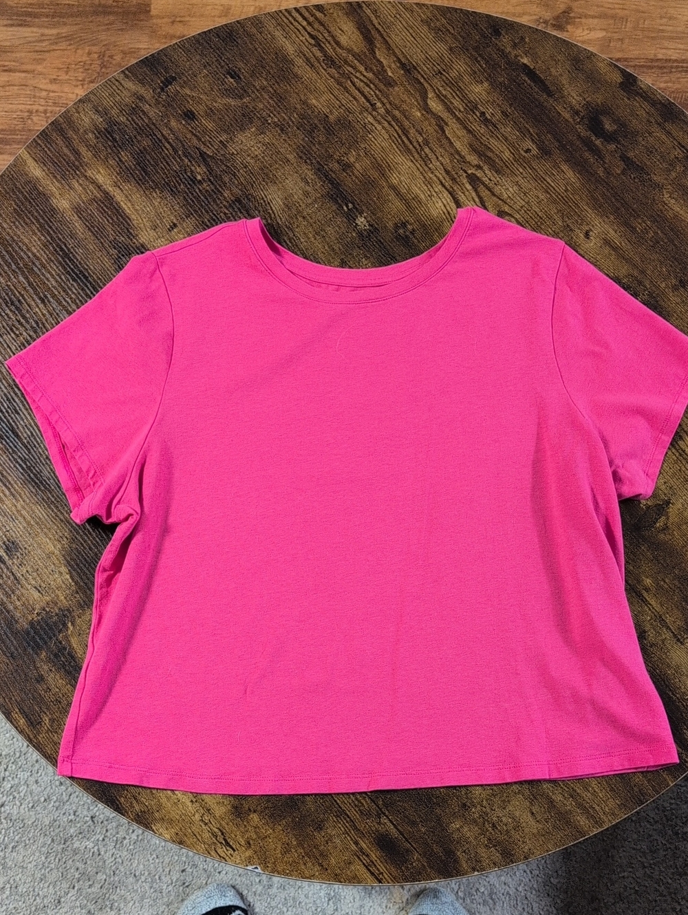 💜2/$20💜 Women's Old Navy Plus Size Cropped Tee Pink 2x Casual Summer Comfort